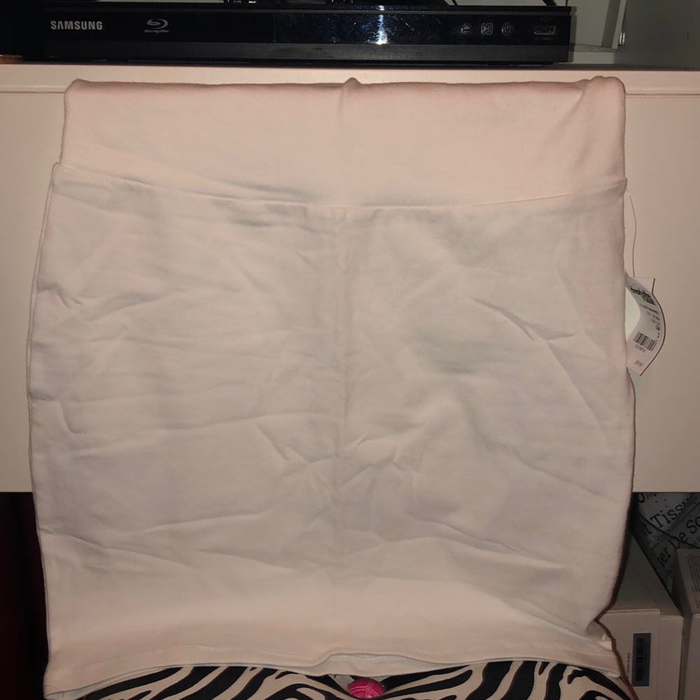 White skirt